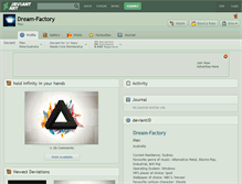 Tablet Screenshot of dream-factory.deviantart.com