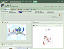 Tablet Screenshot of invidlord.deviantart.com
