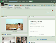 Tablet Screenshot of jakpot.deviantart.com
