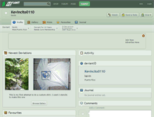 Tablet Screenshot of kevincito0110.deviantart.com