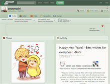 Tablet Screenshot of anonmochi.deviantart.com