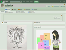 Tablet Screenshot of neopootling.deviantart.com