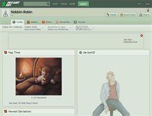 Tablet Screenshot of nobbin-robin.deviantart.com