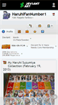 Mobile Screenshot of haruhifannumber1.deviantart.com