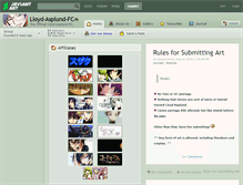 Tablet Screenshot of lloyd-asplund-fc.deviantart.com