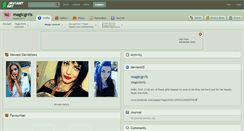 Desktop Screenshot of magicgrrls.deviantart.com