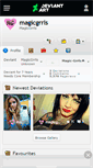 Mobile Screenshot of magicgrrls.deviantart.com