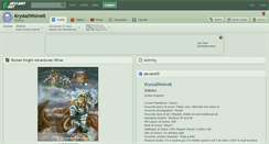 Desktop Screenshot of krystallwolvelt.deviantart.com