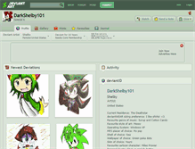 Tablet Screenshot of darkshelby101.deviantart.com