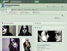 Tablet Screenshot of clickypenpixiexstock.deviantart.com