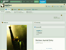 Tablet Screenshot of angelica-c.deviantart.com