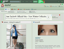 Tablet Screenshot of alandria7.deviantart.com
