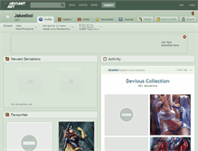 Tablet Screenshot of jakeeboi.deviantart.com