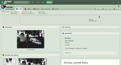 Desktop Screenshot of kendal.deviantart.com