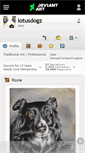 Mobile Screenshot of lotusdogz.deviantart.com