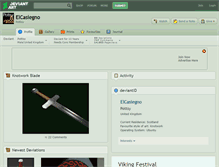 Tablet Screenshot of elcasiegno.deviantart.com