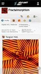 Mobile Screenshot of fractalmorphism.deviantart.com