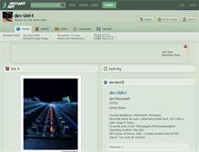 Tablet Screenshot of dev-ian-t.deviantart.com