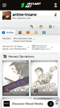 Mobile Screenshot of anime-insane.deviantart.com