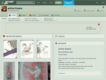 Tablet Screenshot of anime-insane.deviantart.com