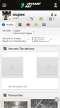 Mobile Screenshot of loupex.deviantart.com