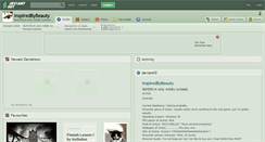 Desktop Screenshot of inspiredbybeauty.deviantart.com