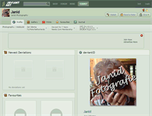 Tablet Screenshot of janid.deviantart.com