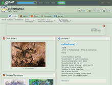 Tablet Screenshot of coffeeframe2.deviantart.com