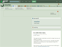 Tablet Screenshot of noxychan.deviantart.com