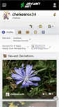 Mobile Screenshot of chelsearox34.deviantart.com
