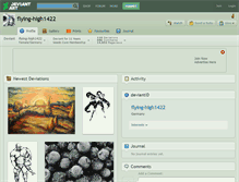 Tablet Screenshot of flying-high1422.deviantart.com