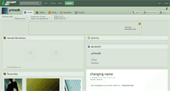 Desktop Screenshot of primedk.deviantart.com