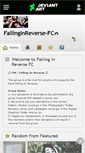 Mobile Screenshot of fallinginreverse-fc.deviantart.com
