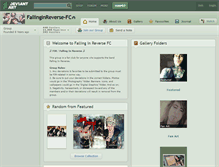 Tablet Screenshot of fallinginreverse-fc.deviantart.com