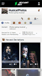 Mobile Screenshot of musicalphotos.deviantart.com