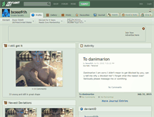 Tablet Screenshot of bcooo91h.deviantart.com