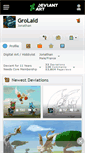 Mobile Screenshot of grolaid.deviantart.com