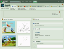 Tablet Screenshot of grolaid.deviantart.com