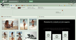 Desktop Screenshot of maranus.deviantart.com