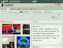 Tablet Screenshot of kisirobelmont.deviantart.com