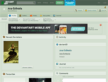 Tablet Screenshot of ana-esthesia.deviantart.com