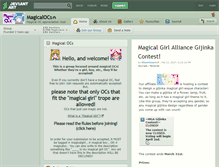 Tablet Screenshot of magicalocs.deviantart.com