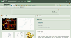 Desktop Screenshot of koshisushi.deviantart.com