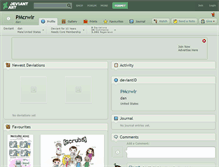 Tablet Screenshot of pmcrwlr.deviantart.com