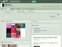 Tablet Screenshot of betolerant.deviantart.com