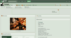 Desktop Screenshot of p-sempai.deviantart.com