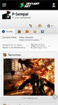 Mobile Screenshot of p-sempai.deviantart.com