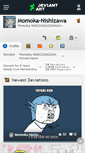 Mobile Screenshot of momoka-nishizawa.deviantart.com