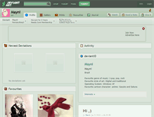 Tablet Screenshot of mayni.deviantart.com