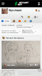 Mobile Screenshot of nyx-moon.deviantart.com